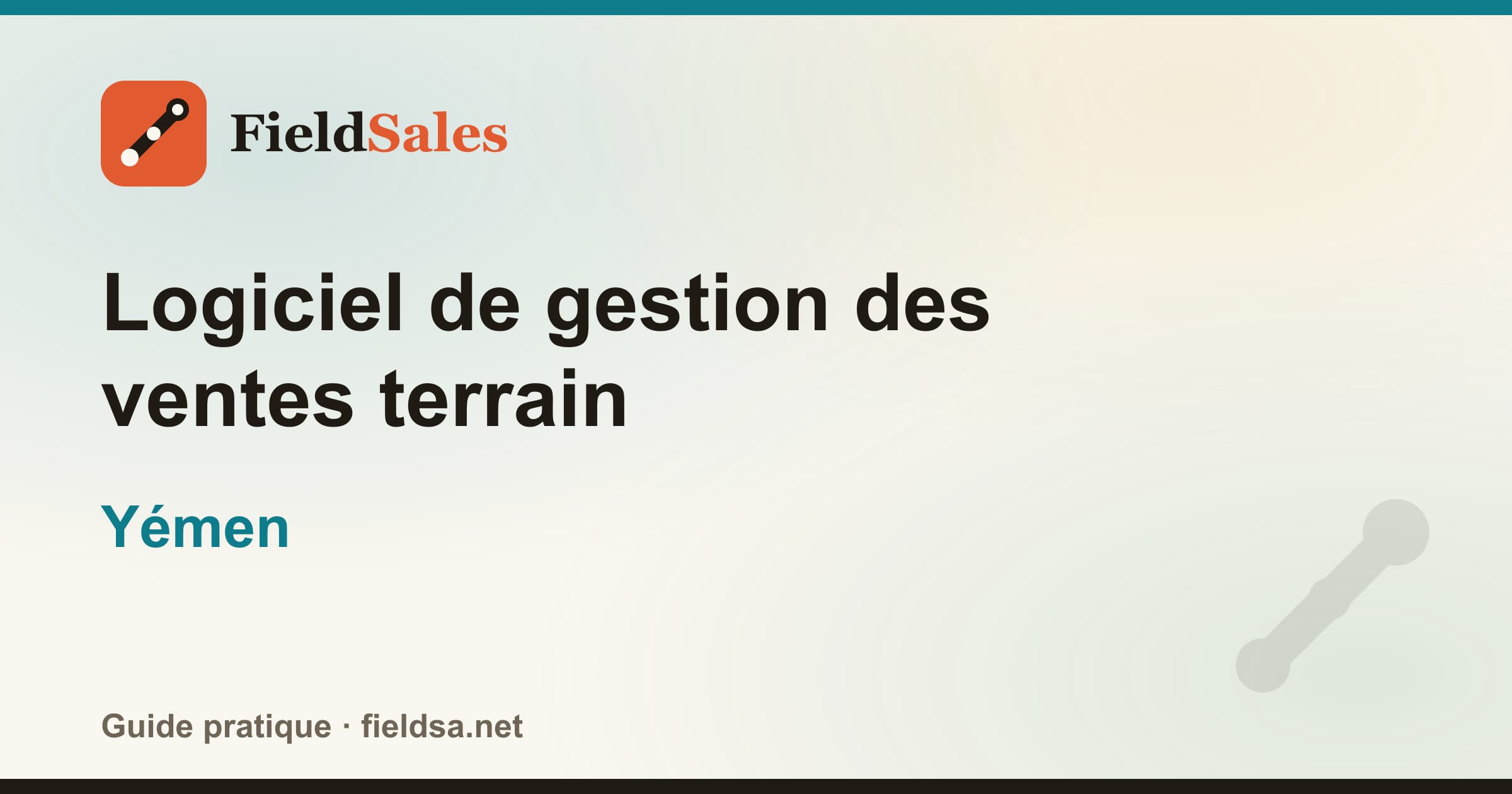 Logiciel de gestion des ventes terrain au Yémen