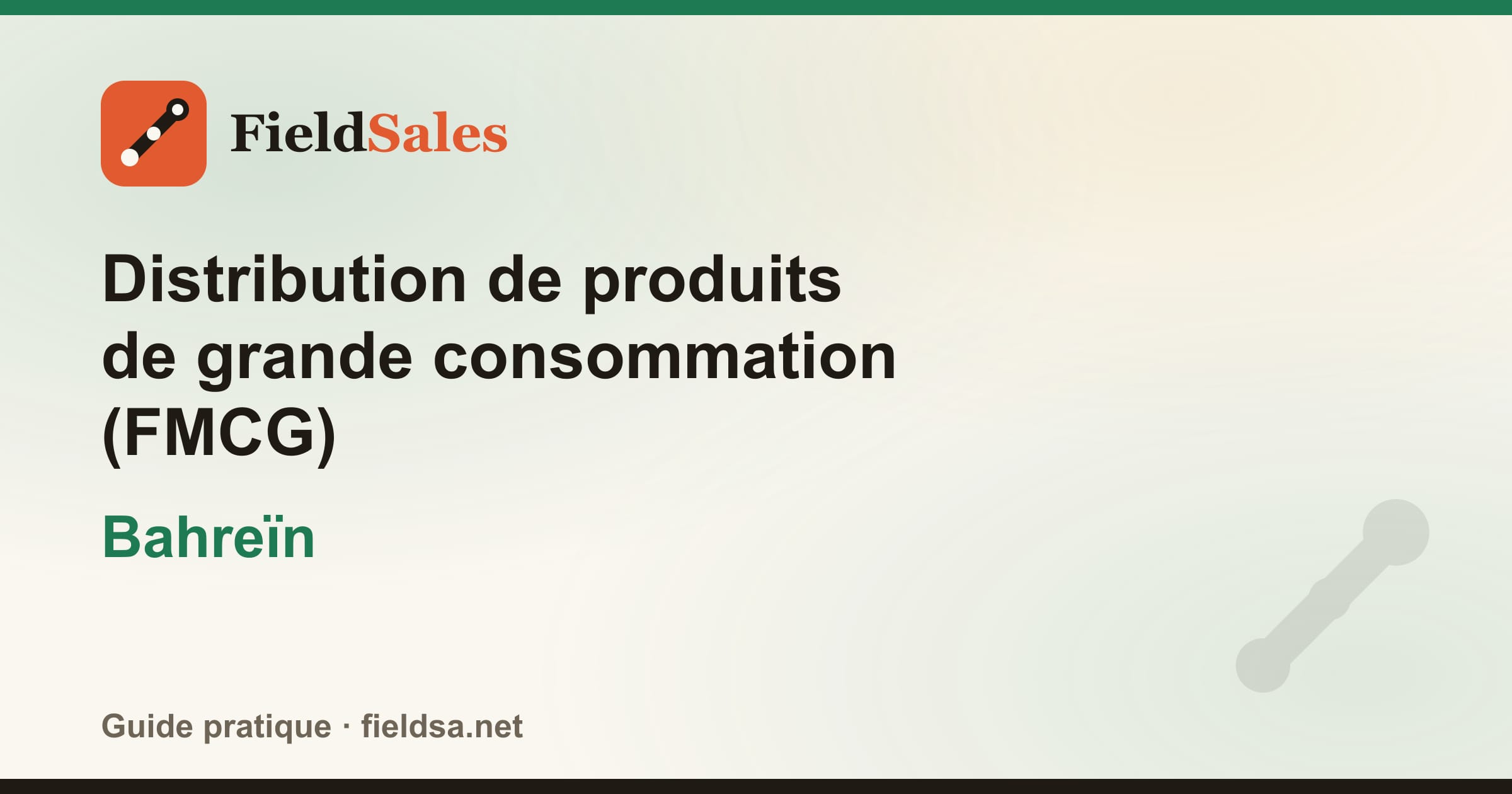 Distribution de produits de grande consommation (FMCG) au Bahreïn