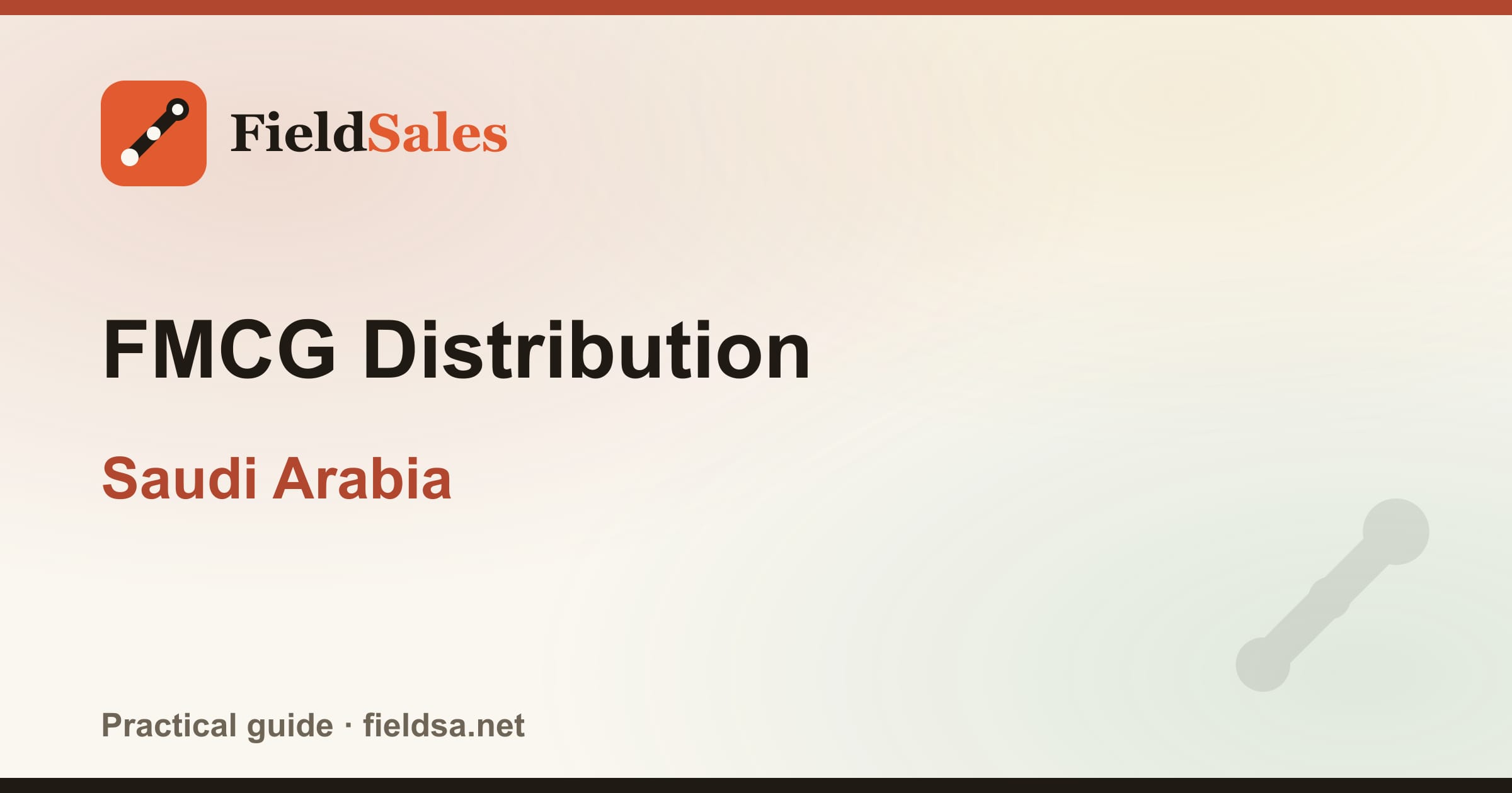 FMCG Distribution in Saudi Arabia