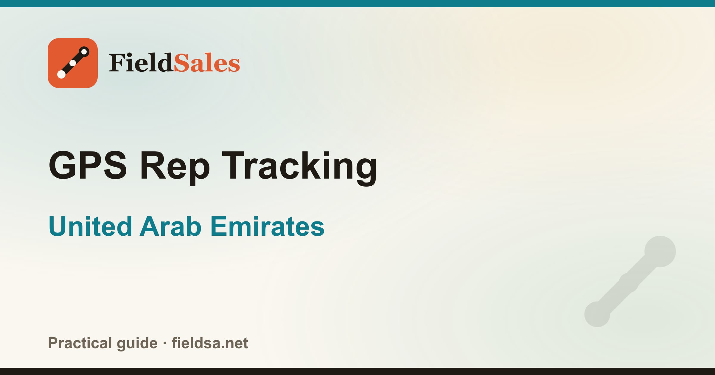 GPS Rep Tracking in the UAE