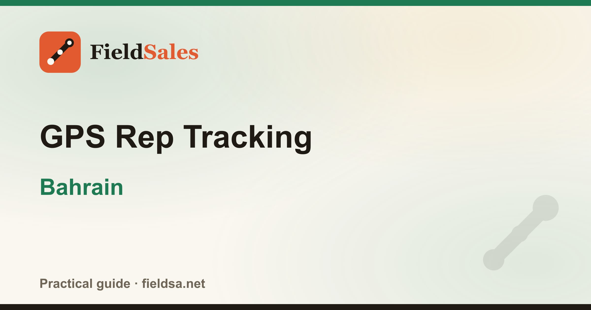 GPS Rep Tracking in Bahrain
