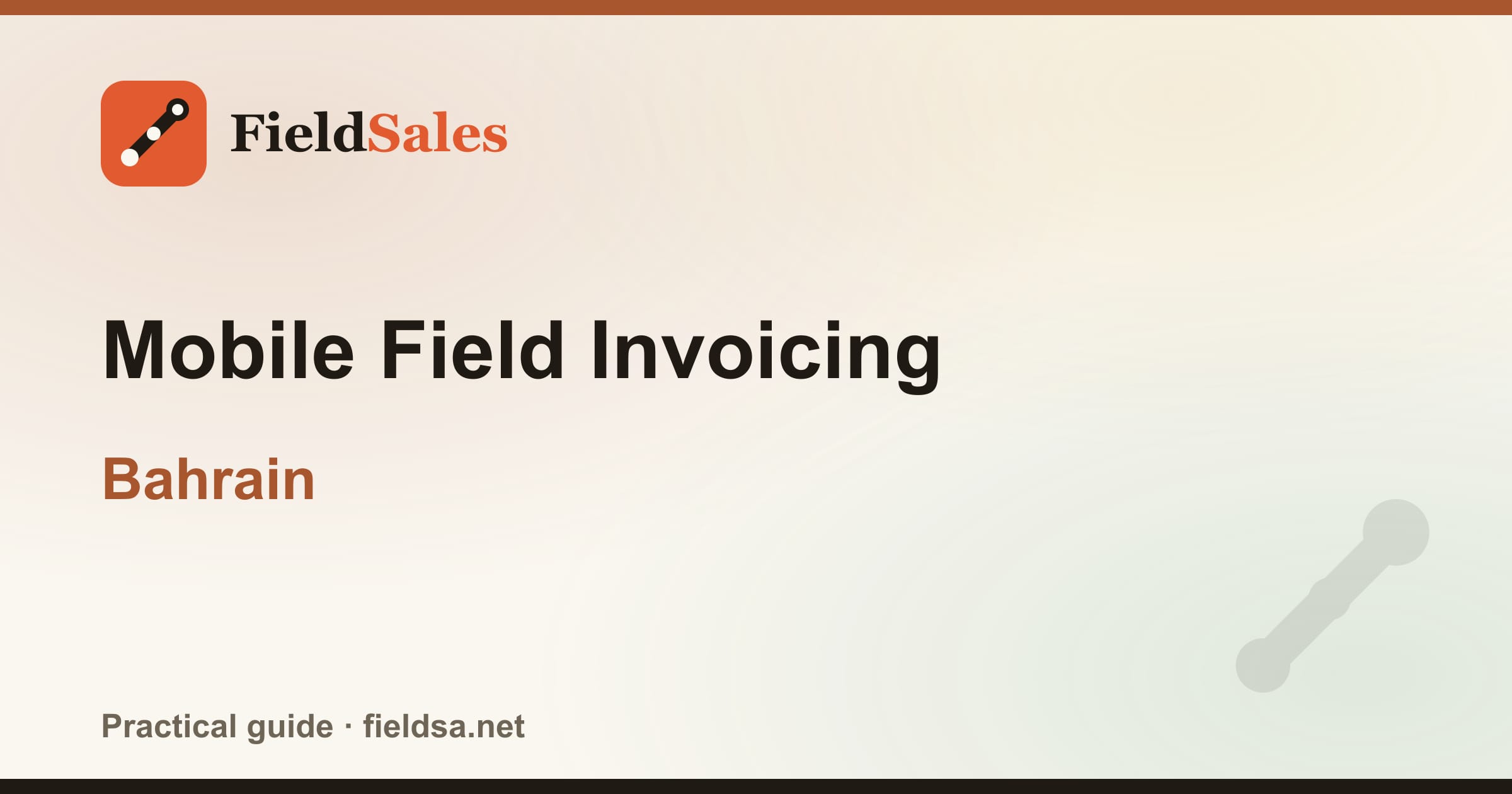 Mobile Field Invoicing in Bahrain