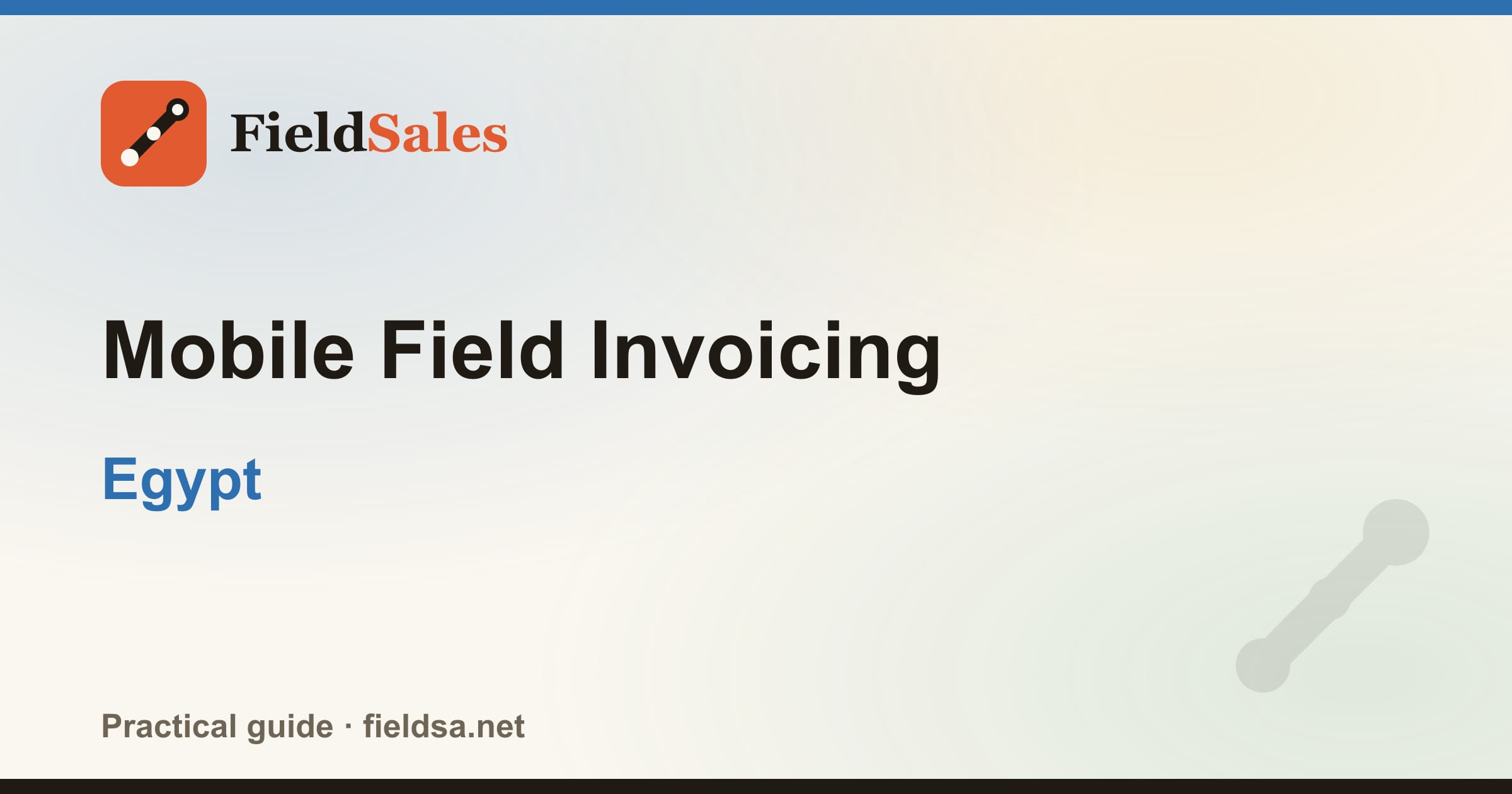 Mobile Field Invoicing in Egypt