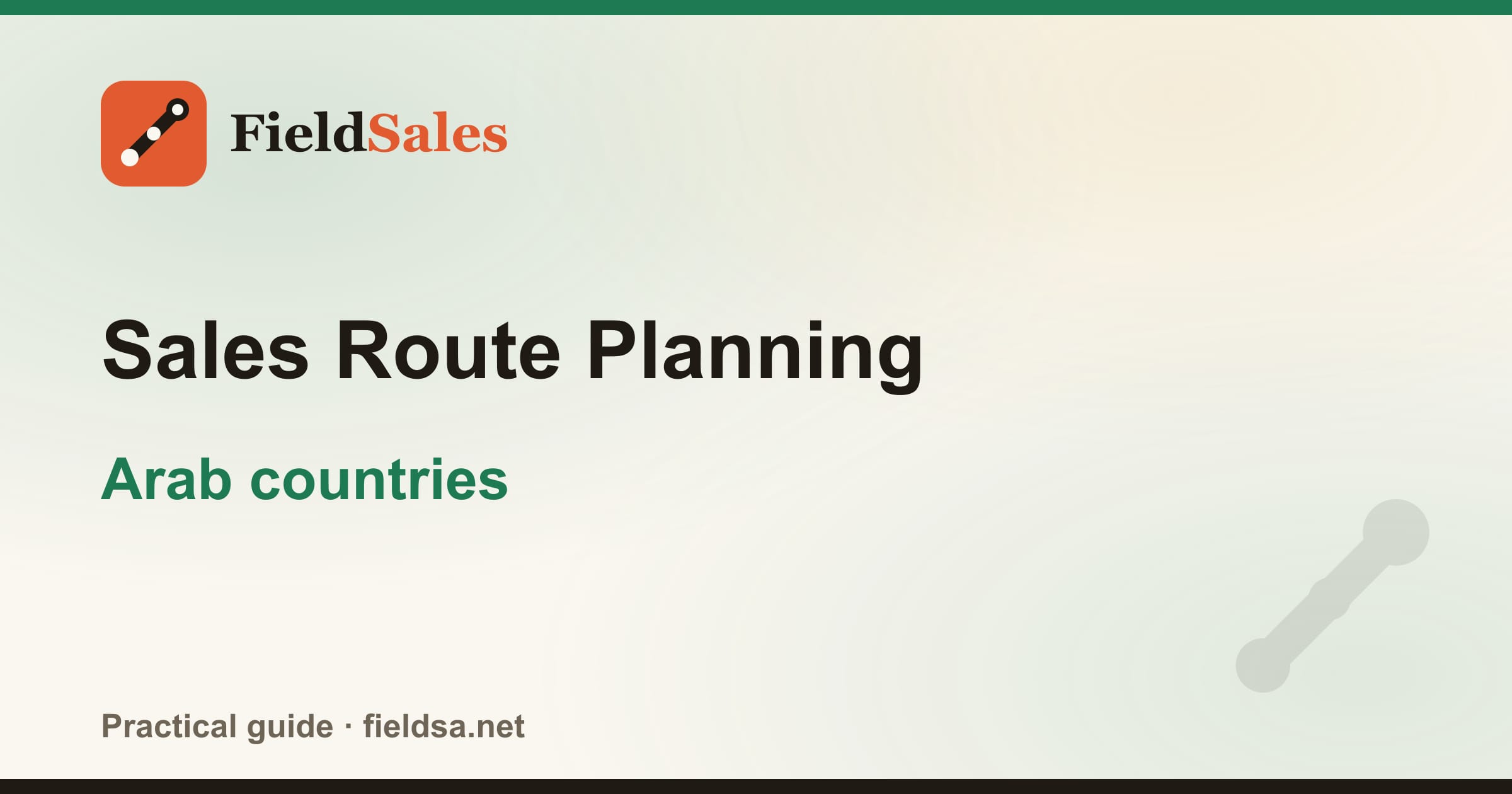 Sales Route Planning