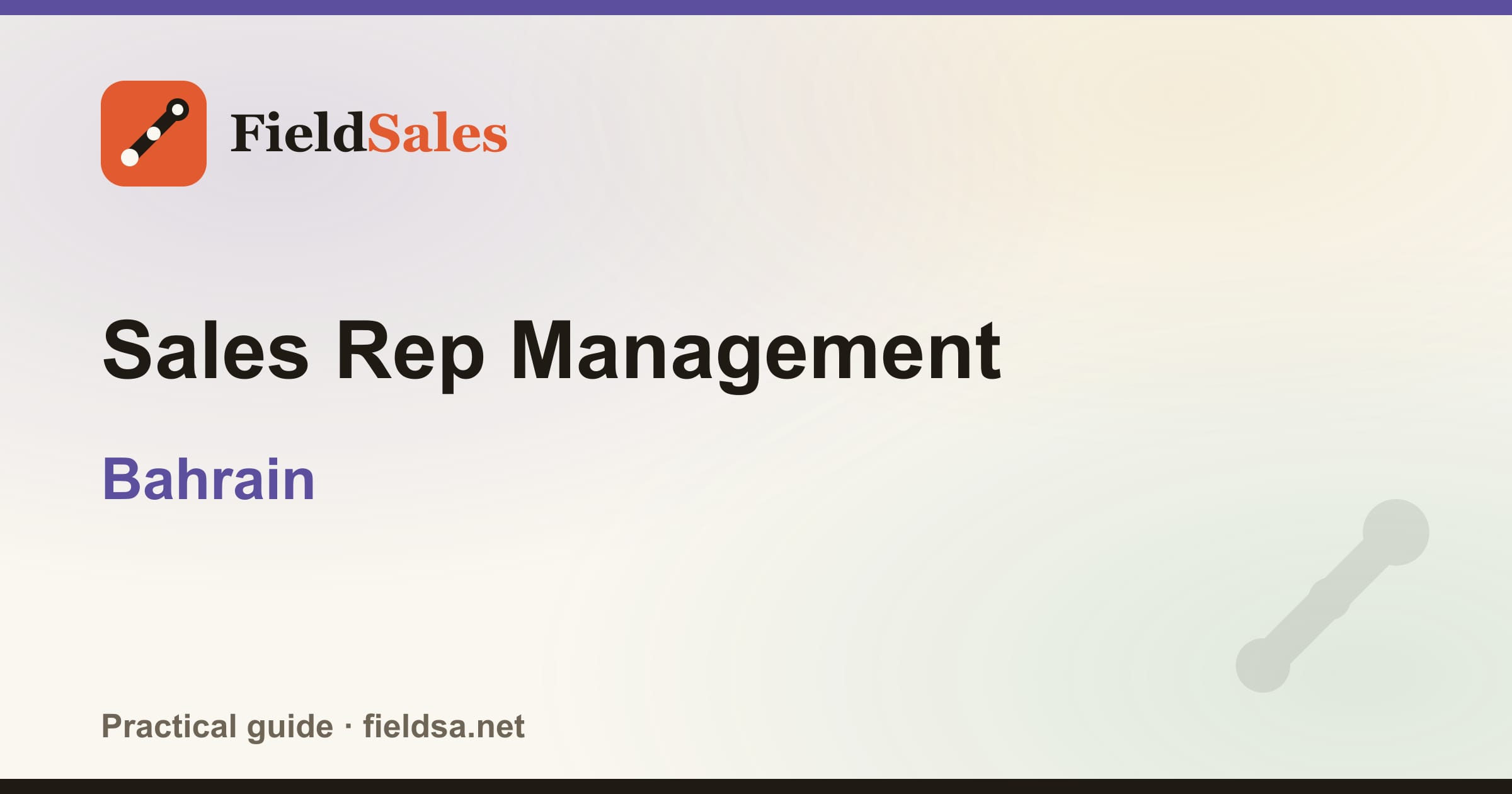 Sales Rep Management in Bahrain