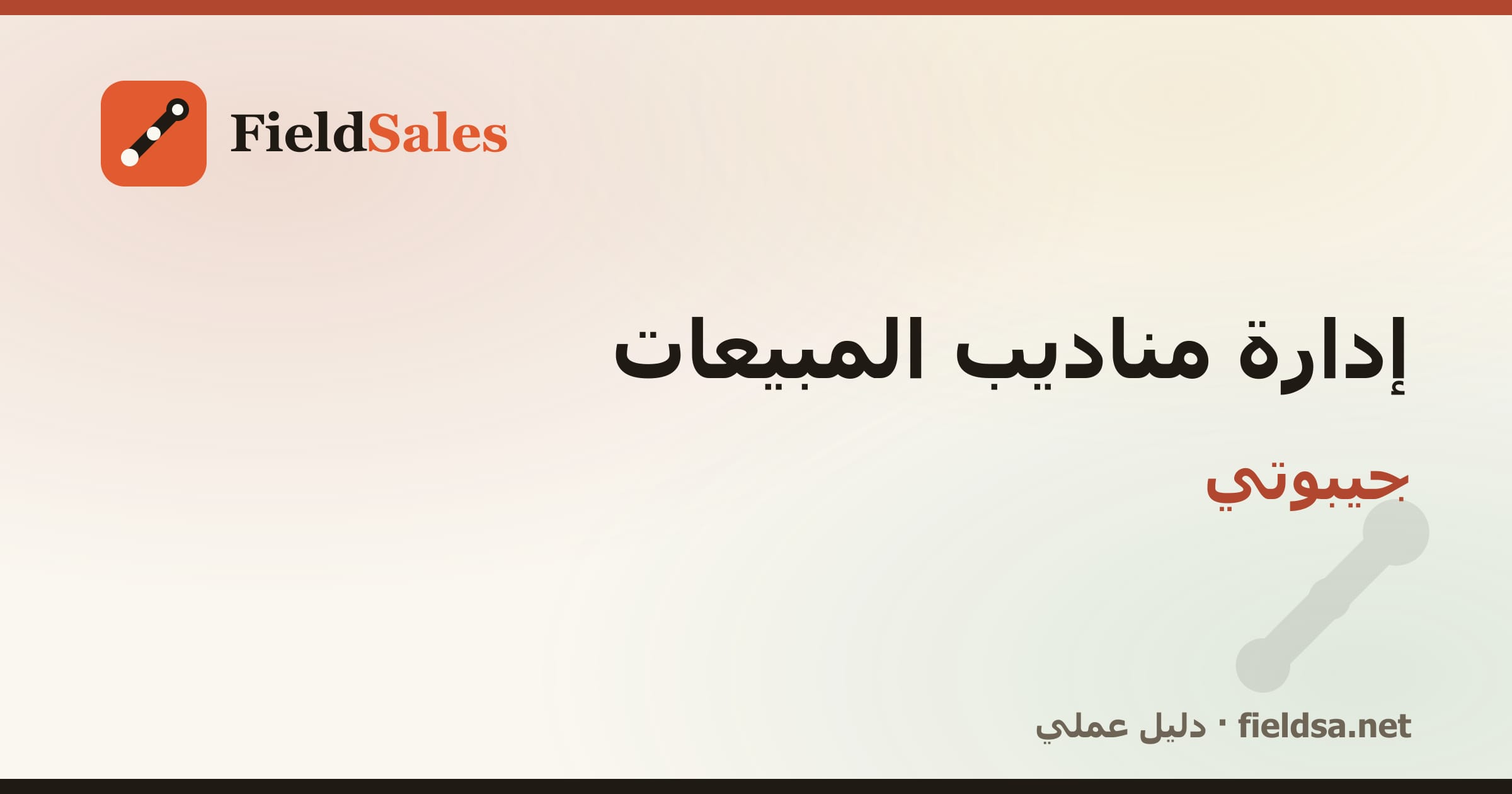 برنامج متابعة المناديب والتحصيل في جيبوتي