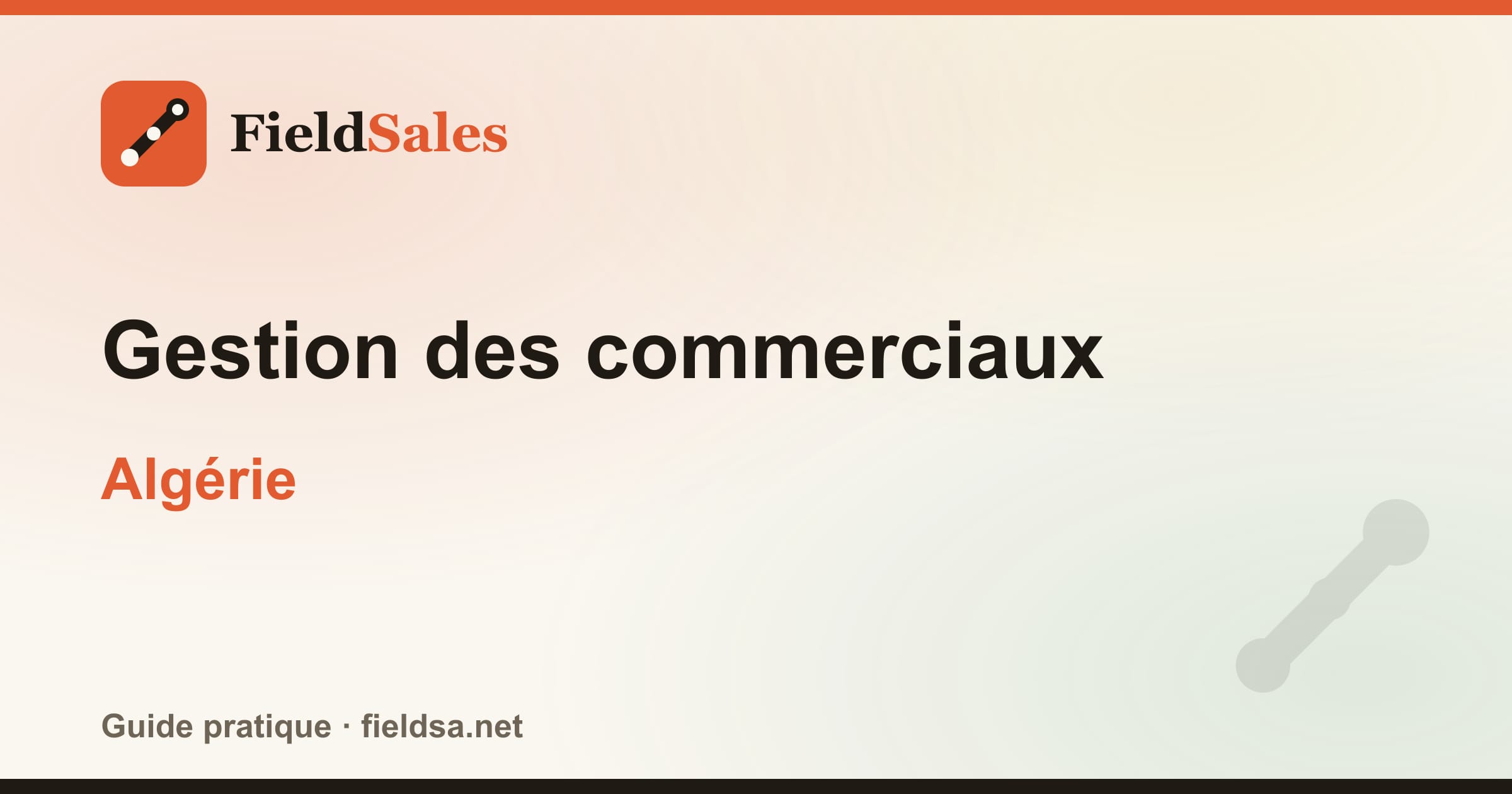 Gestion des commerciaux en Algérie