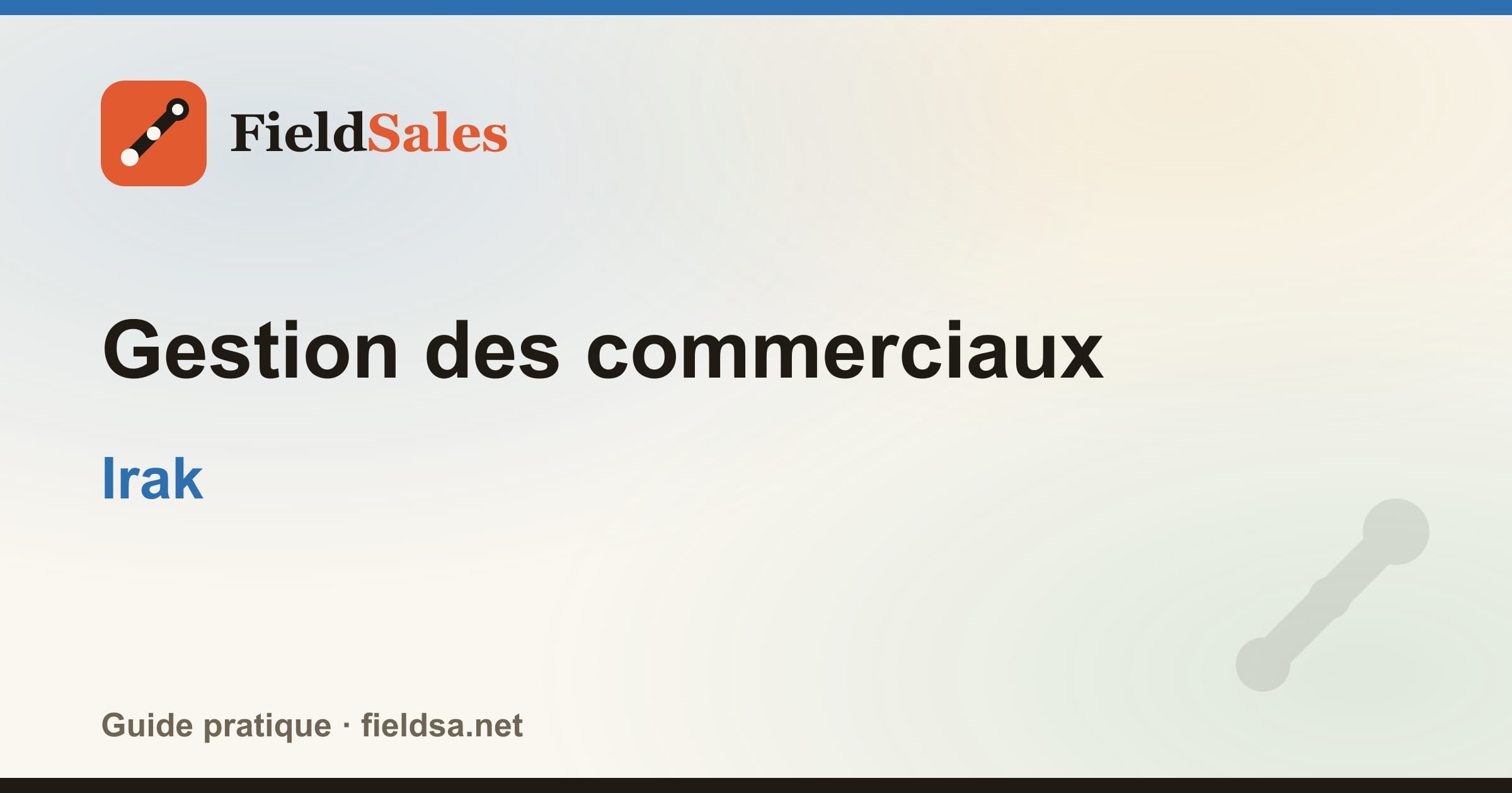 Gestion des commerciaux en Irak