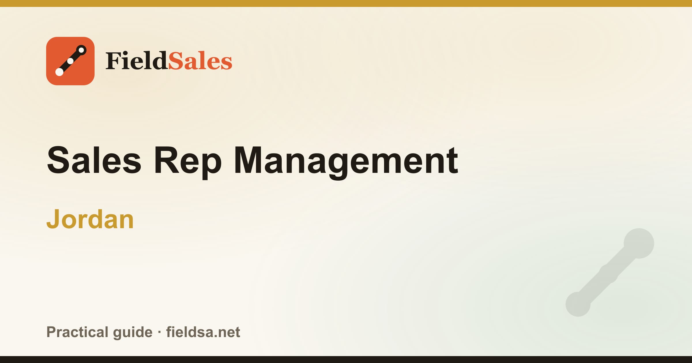 Sales Rep Management in Jordan