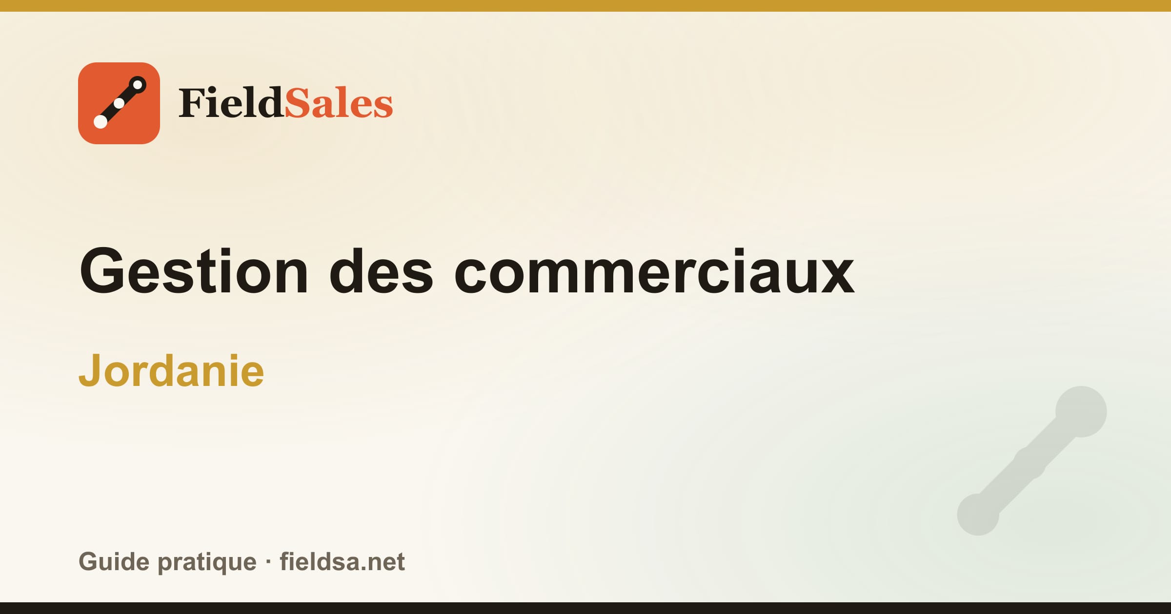 Gestion des commerciaux en Jordanie