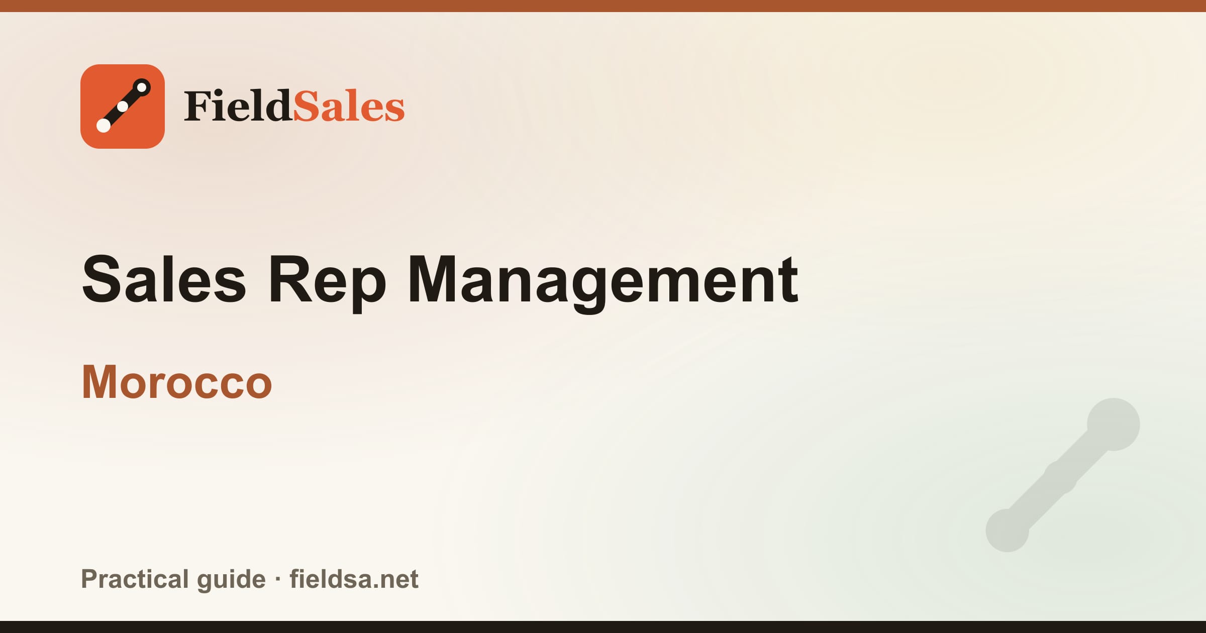 Sales Rep Management in Morocco
