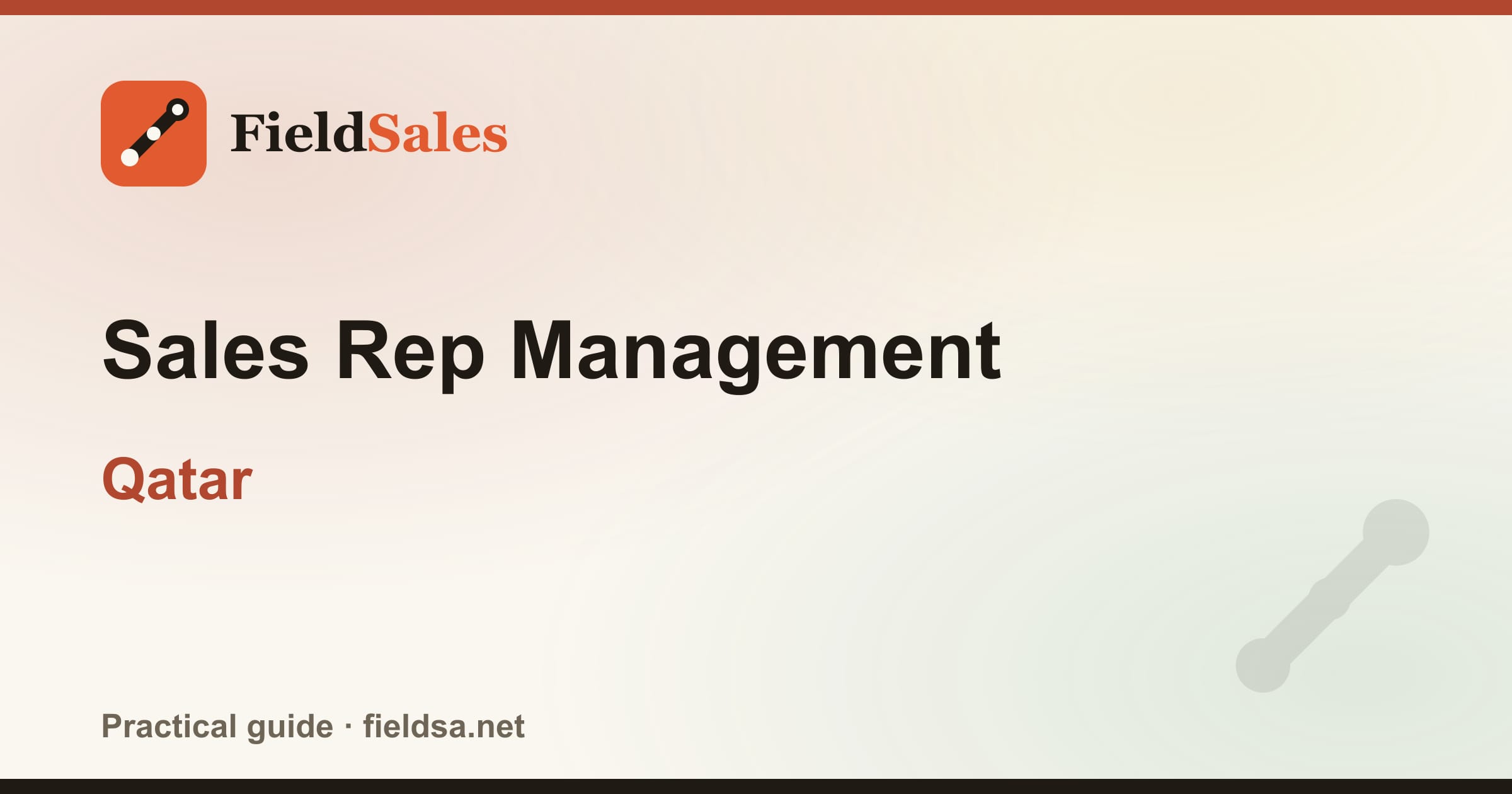 Sales Rep Management in Qatar