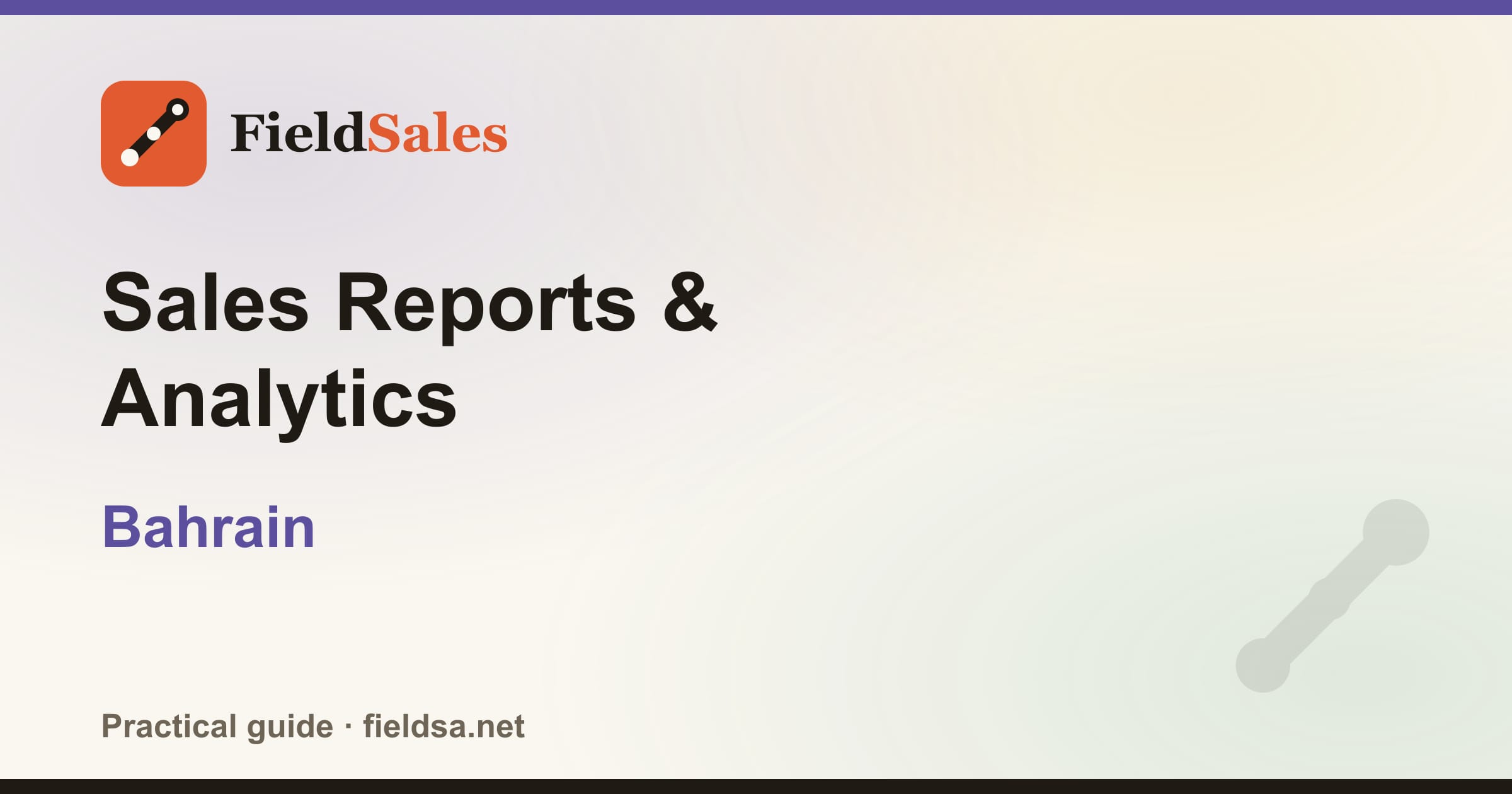 Sales Reports & Analytics in Bahrain
