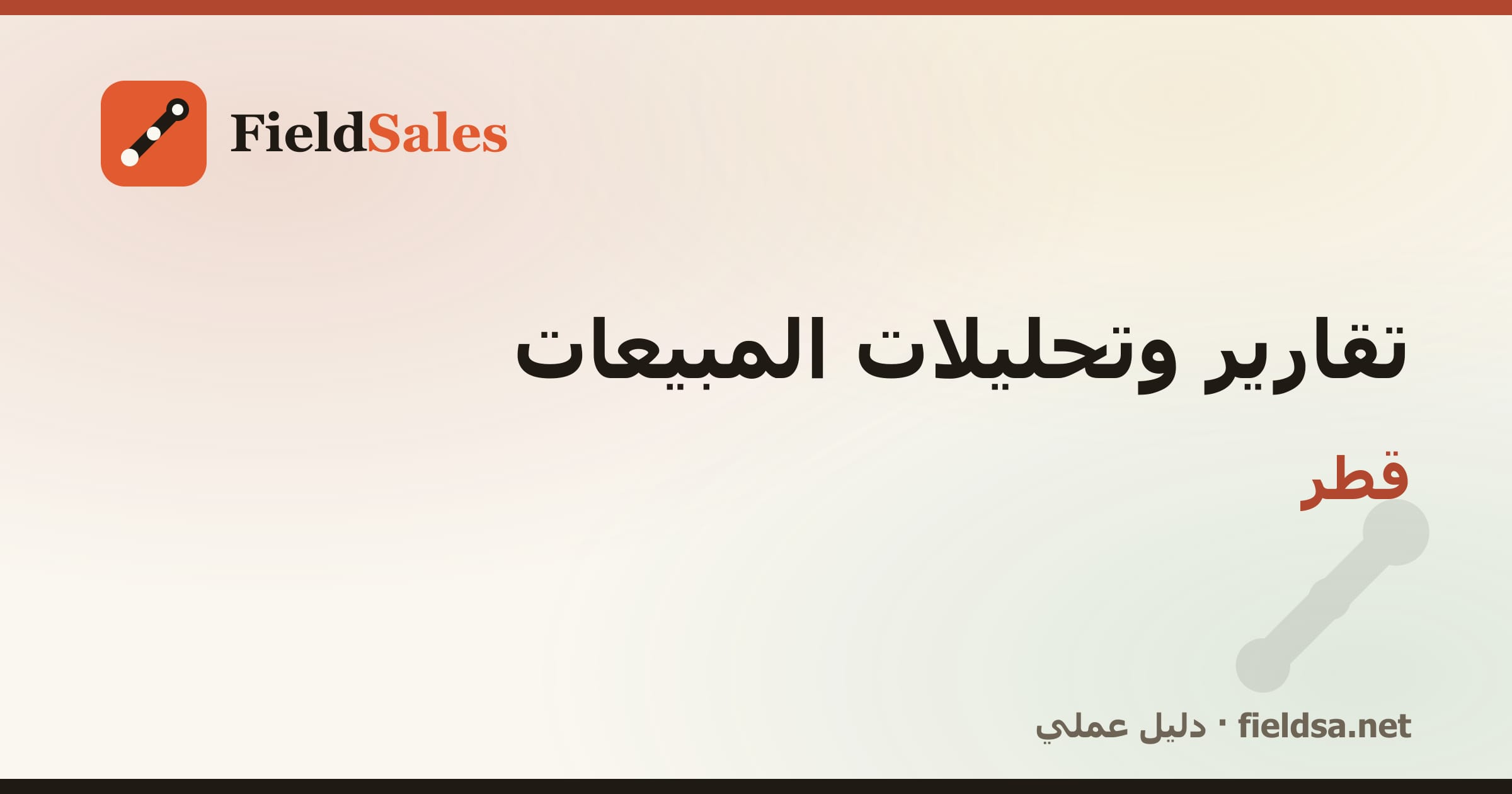 تقارير وتحليلات المبيعات في قطر