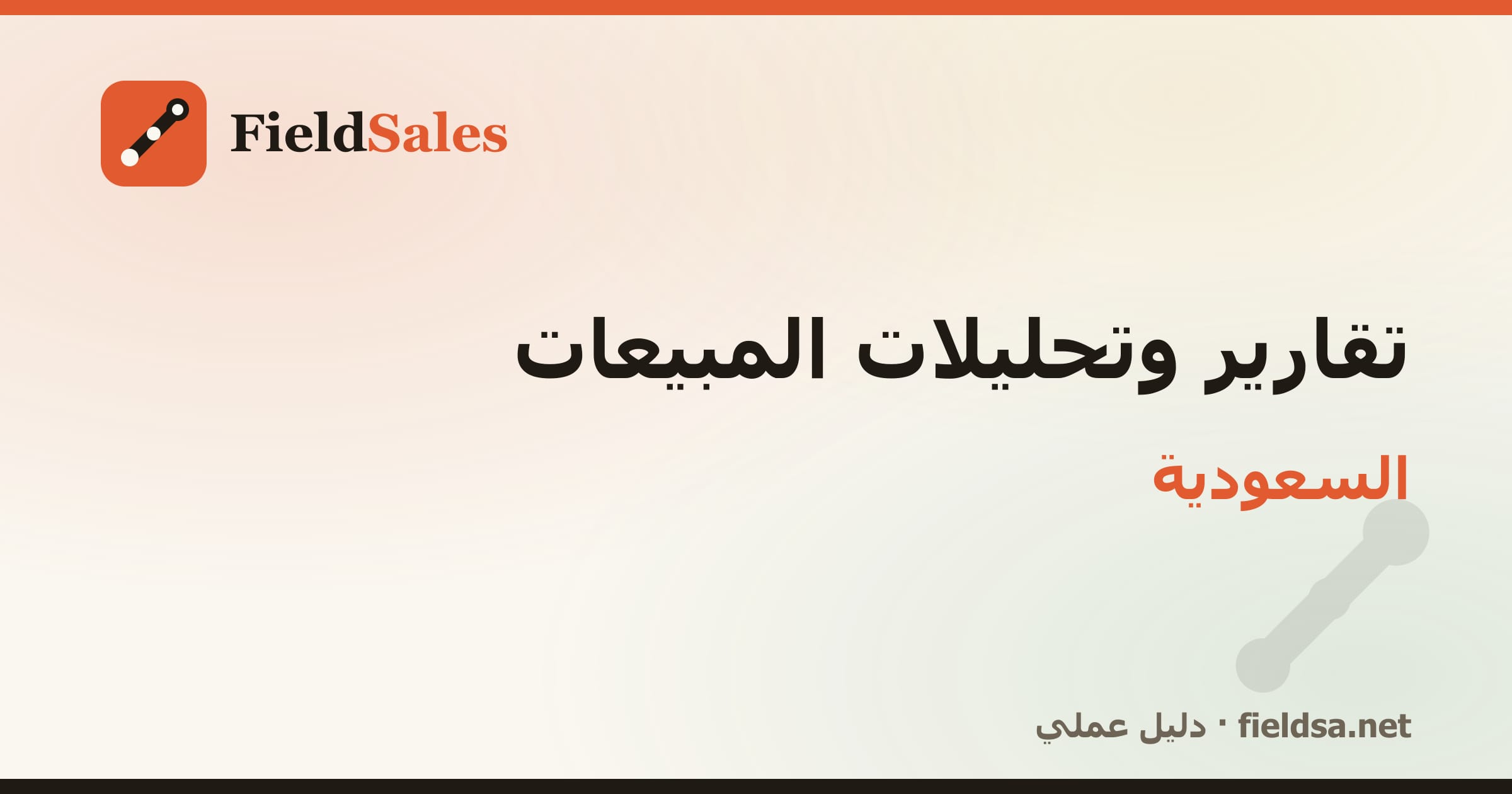 تقارير وتحليلات المبيعات في السعودية
