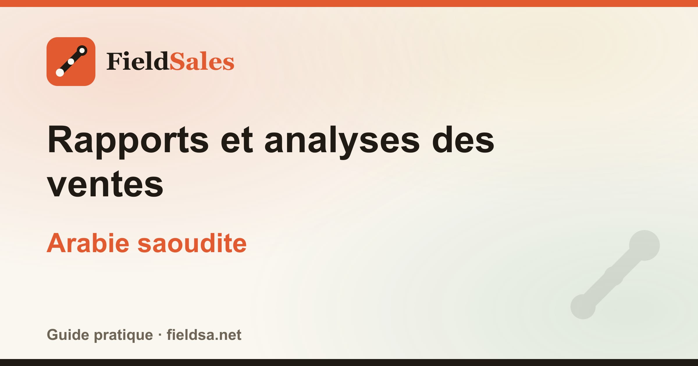 Rapports et analyses des ventes en Arabie saoudite