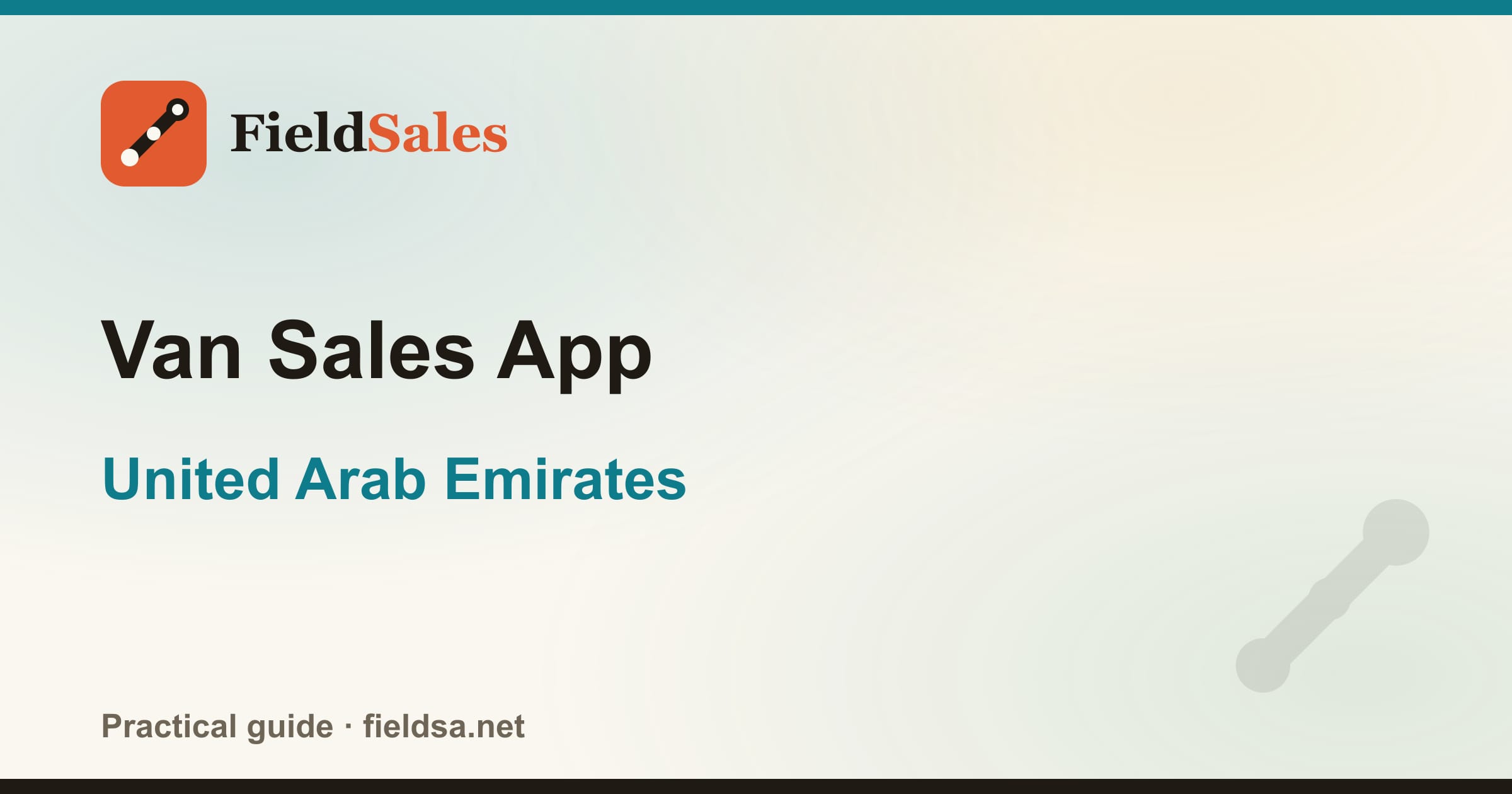 Van Sales App in the UAE