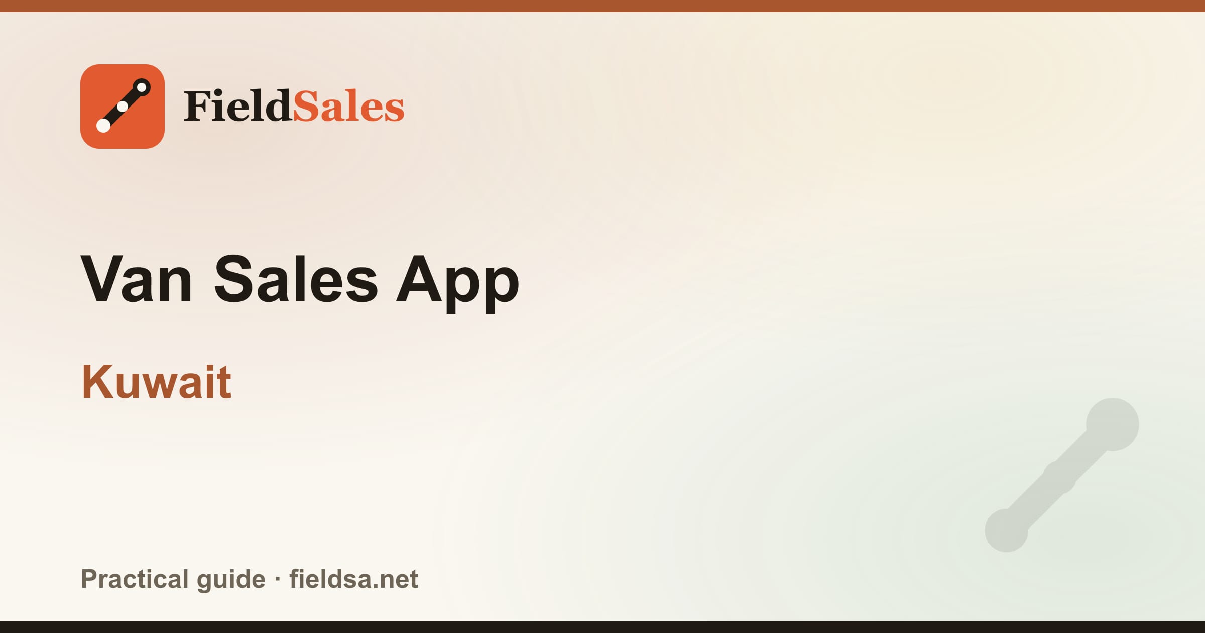 Van Sales App in Kuwait
