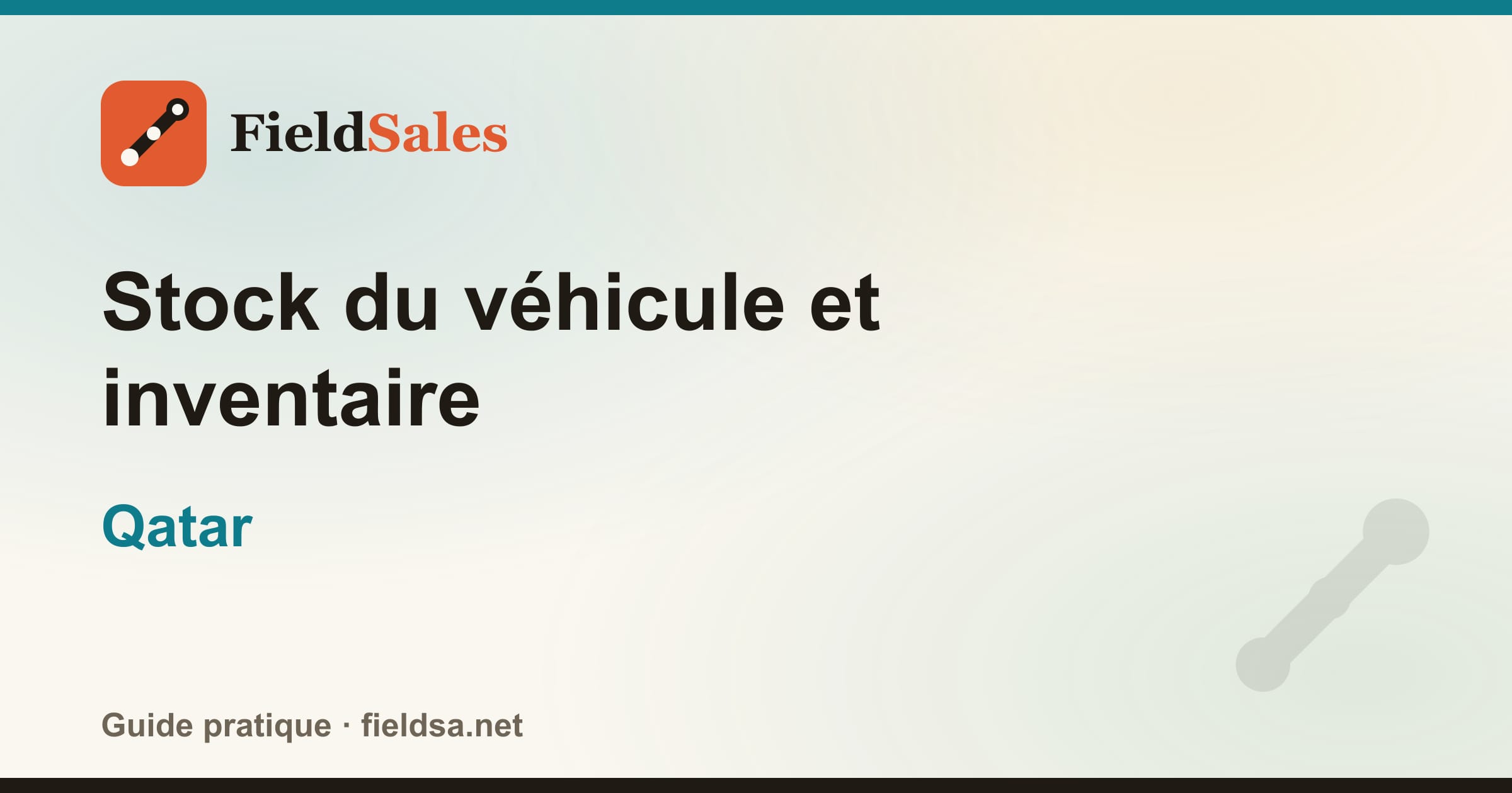 Stock du véhicule et inventaire au Qatar