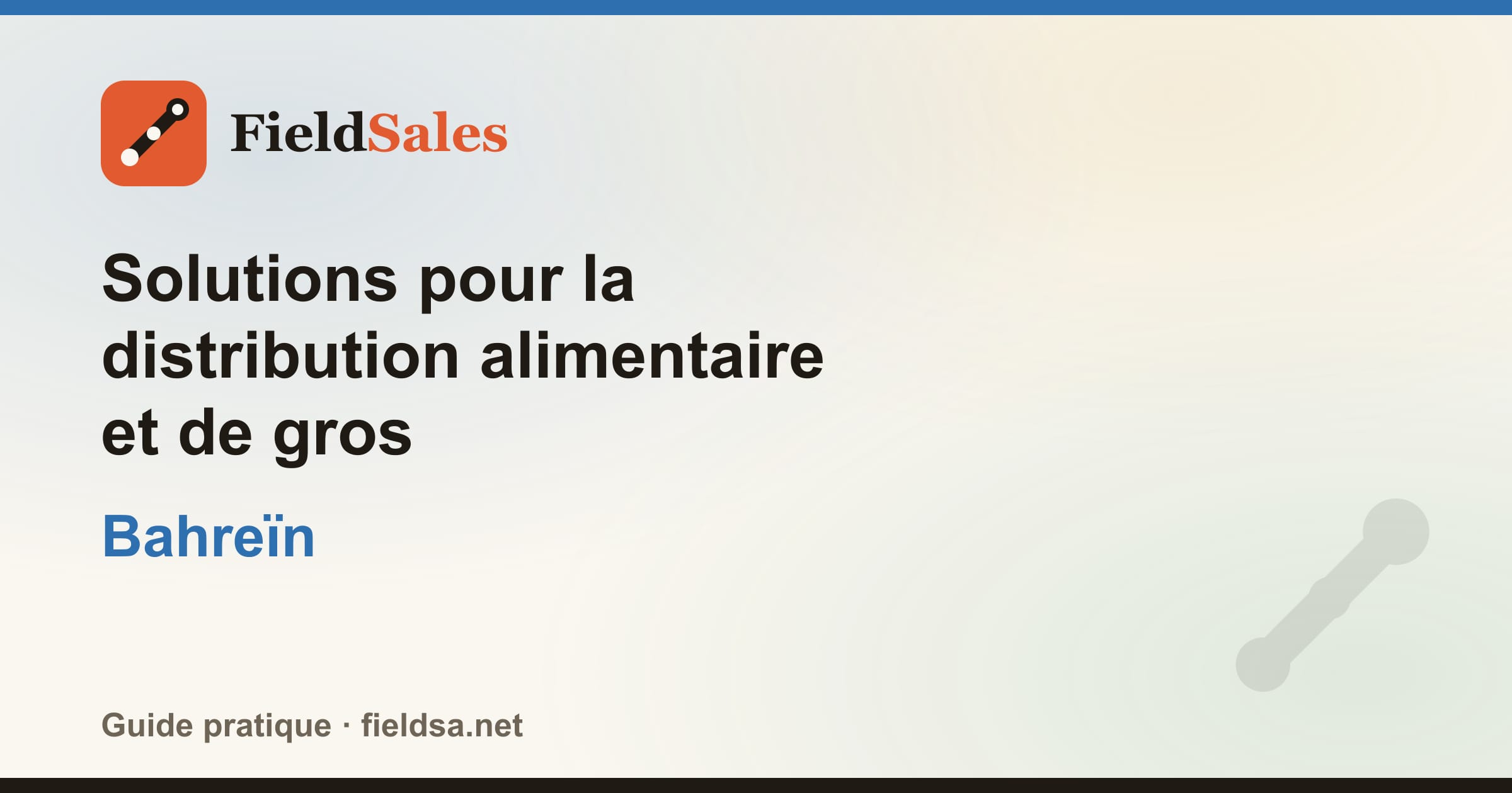 Solutions pour la distribution alimentaire et de gros au Bahreïn