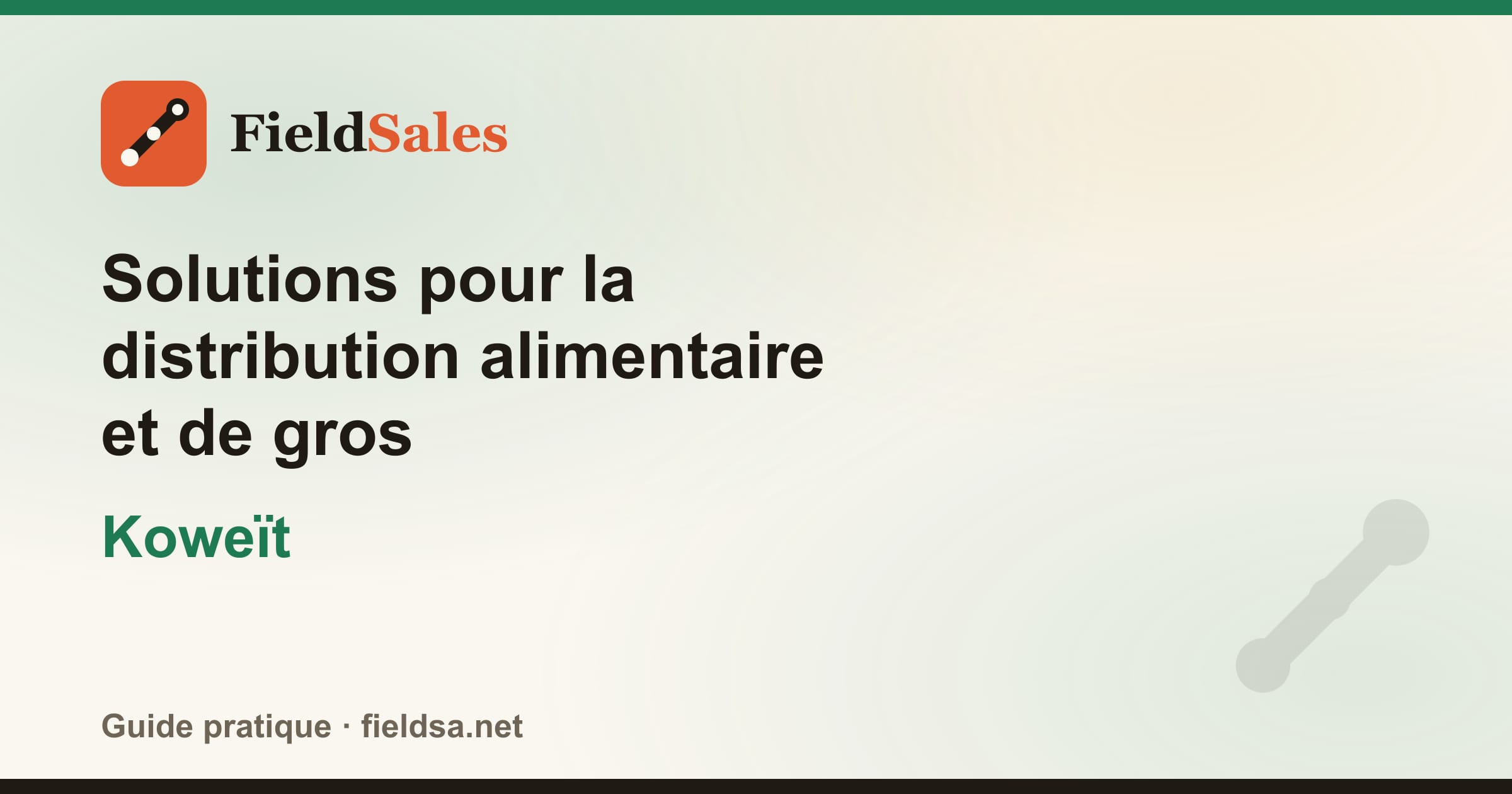 Solutions pour la distribution alimentaire et de gros au Koweït