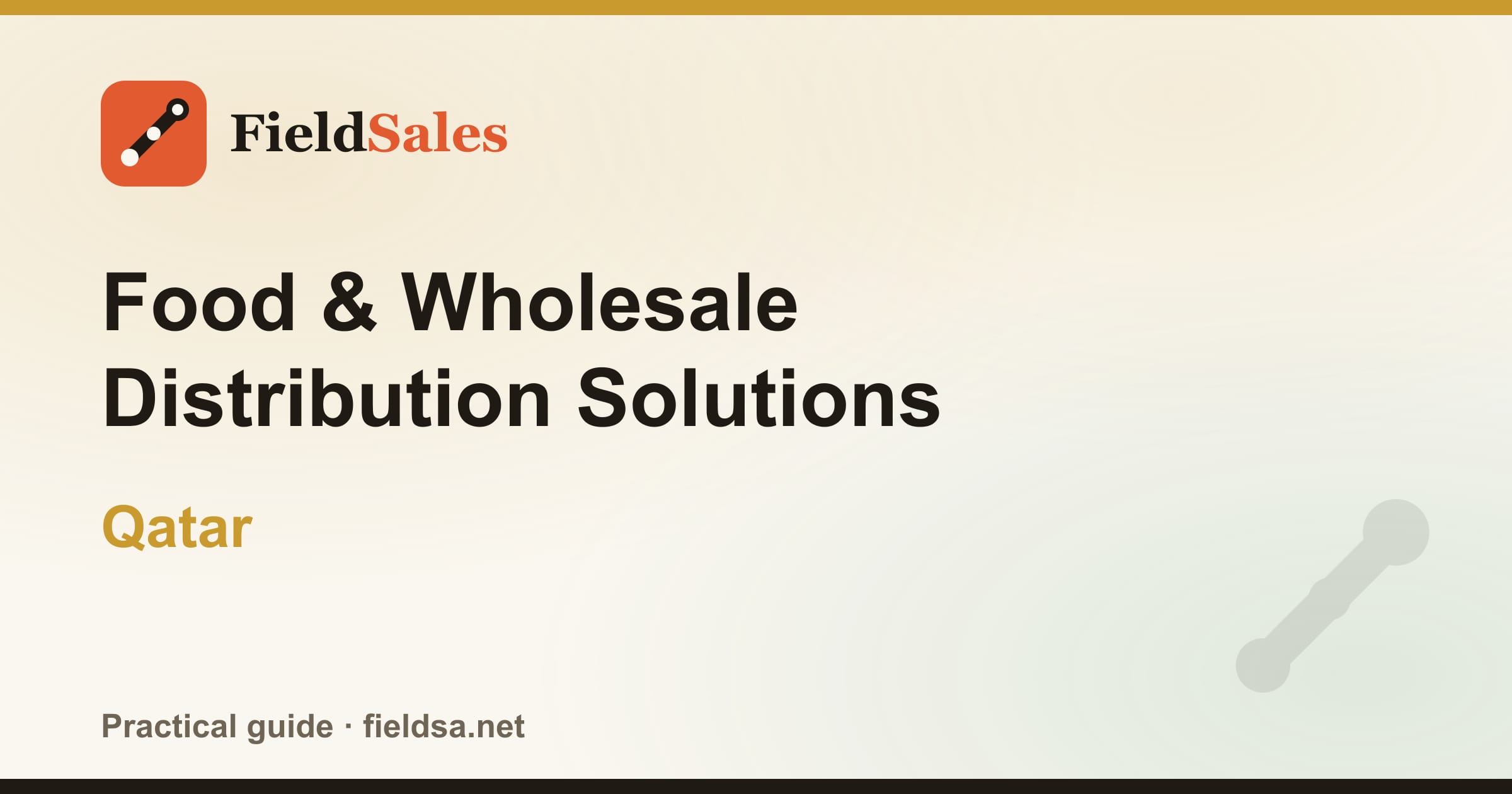 Food & Wholesale Distribution Solutions in Qatar