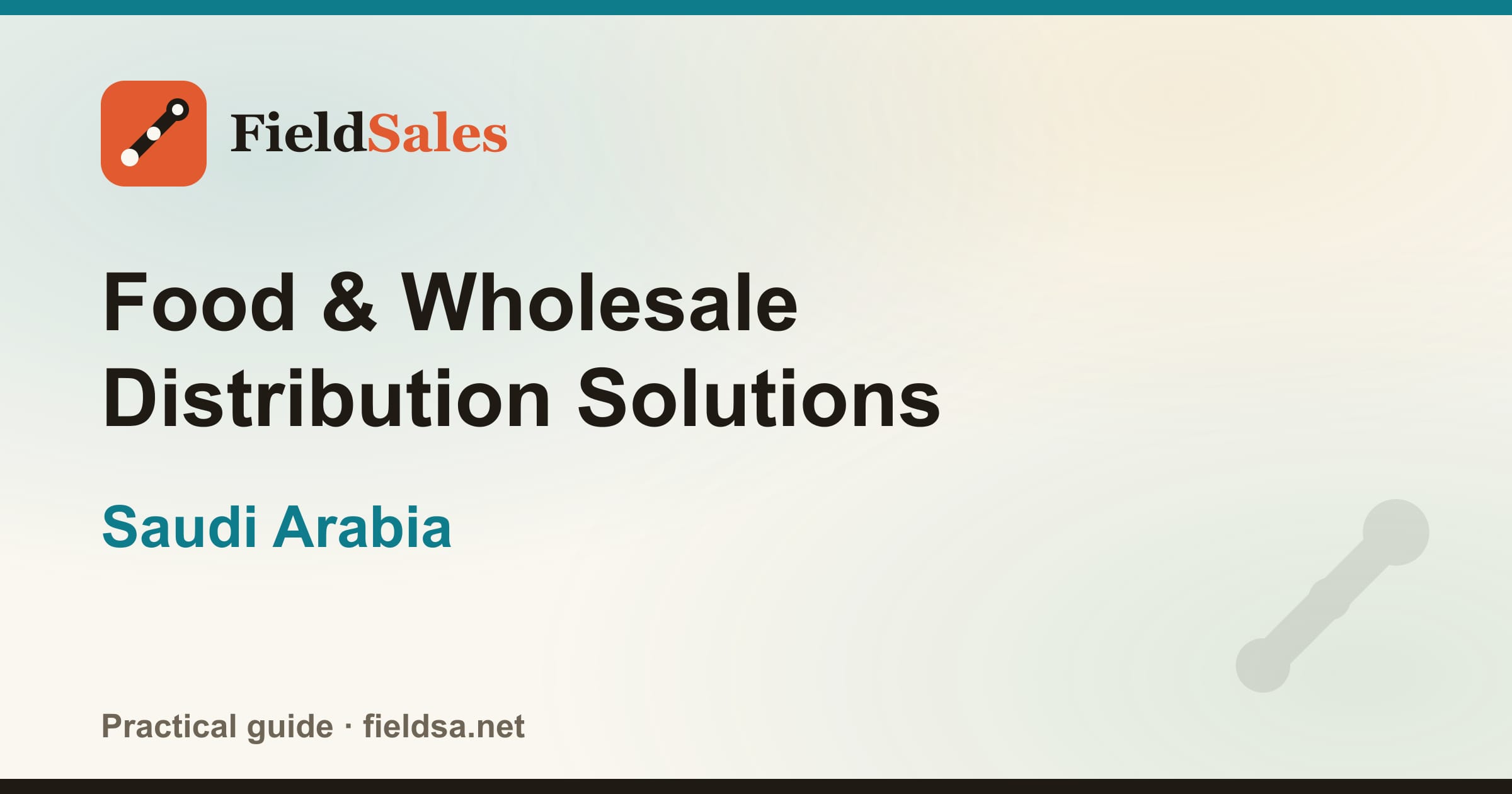Food & Wholesale Distribution Solutions in Saudi Arabia
