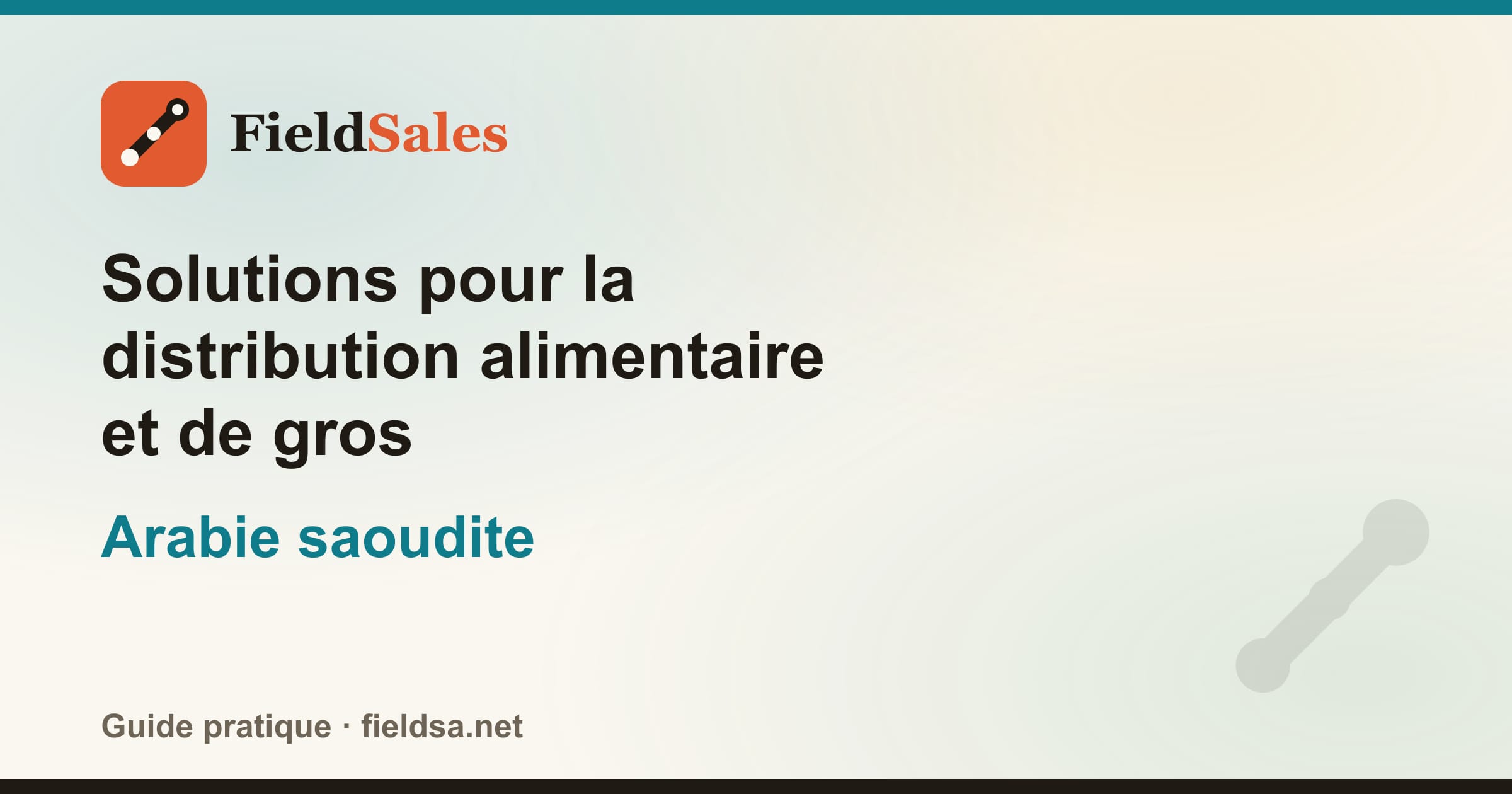 Solutions pour la distribution alimentaire et de gros en Arabie saoudite